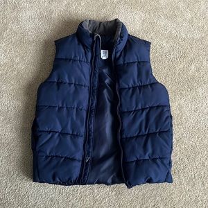 Gap kids size large boys navy blue puffer vest